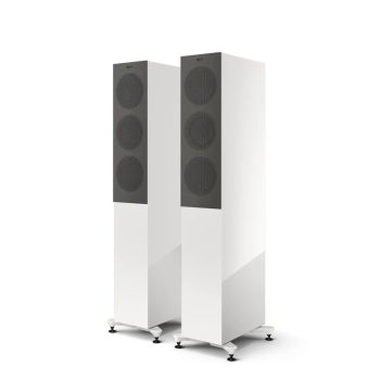 KEF R-5 Meta white with grilles