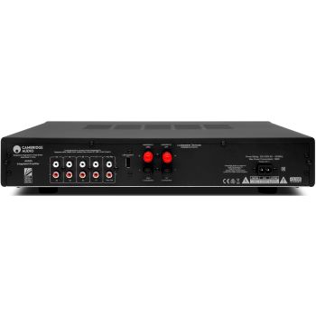 Cambridge Audio AXA25 lunar grey rear, connections