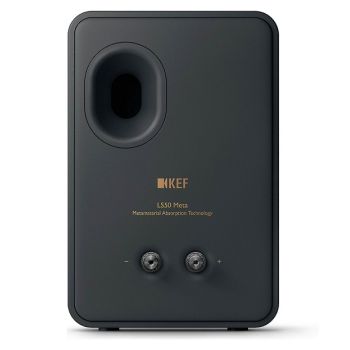 KEF LS50 Meta carbon black back, connections