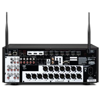 Anthem AVM-70 rear with wifi antennas