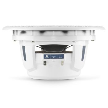 JL Audio M6-770X-L-GwGw Luxe side view, connections