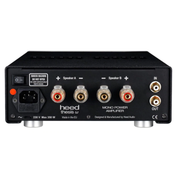 Heed Audio Omega rear, connections
