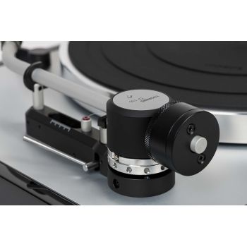 Thorens TD-403 DD black totearm detail