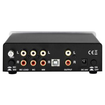 Thorens MM-008 ADC phono ΜΜ-MC connections