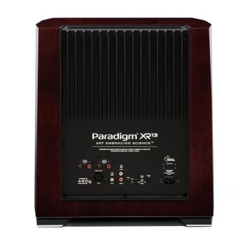 Paradigm XR-13 midnight cherry rear, connections