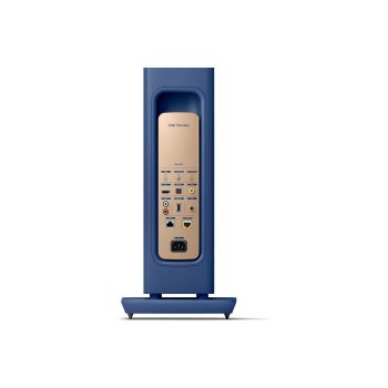 KEF LS60 Wireless royal blue connections