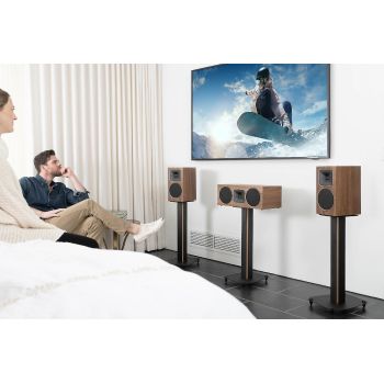 Martin Logan Motion Foundation B1 walnut, in room