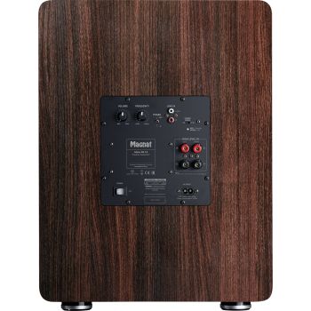 Magnat Alpha RS-12 walnut, rear, connections
