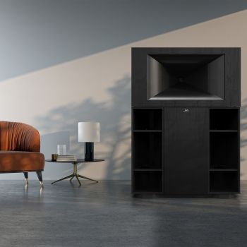 Klipsch Jubilee black in room