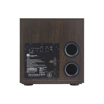 JBL Stage2 200P espresso black, rear, connections