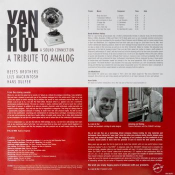 Van Den Hul - Signed - A Tribute to Analog