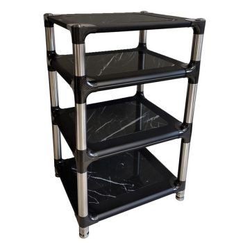 Bassocintinuo Aeroline F2 nero marquinia, 4 shelfs