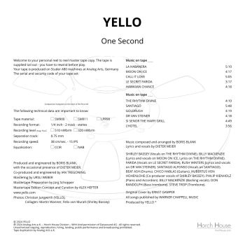Revox Tape Reel - Yello \