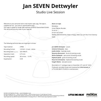 Revox Tape Reel - Jan Seven Dettwyler \
