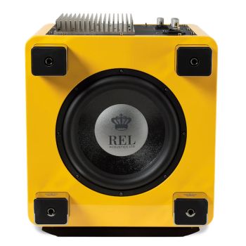 REL T9/x SE Yellow bottom, passive radiator