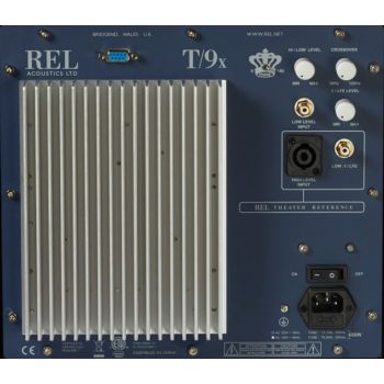 REL T9/x SE Yellow rear, control panel