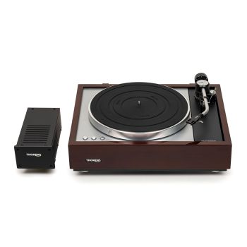 Thorens TD-1600 with tonearm TP-160 walnut high gloss with power supply