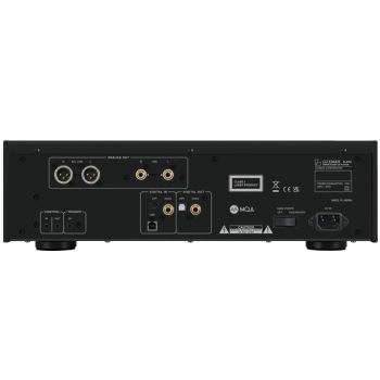 Luxman D-07X Black Edition Centennial rear-connections