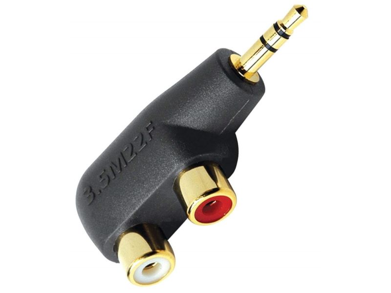 AudioQuest Hard Mini/RCA - 3.5mm mini jack to RCA female