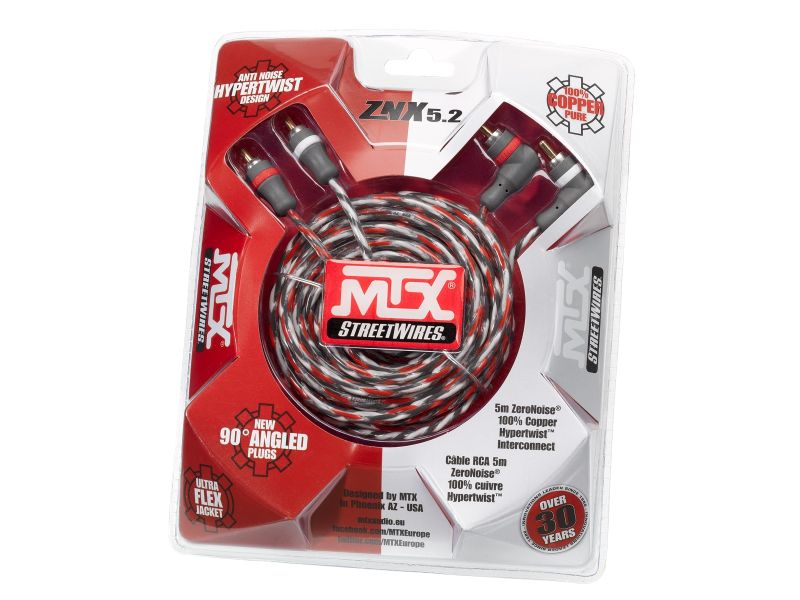 MTX ZNX5.2 rca-rca 5meters/5μετρα