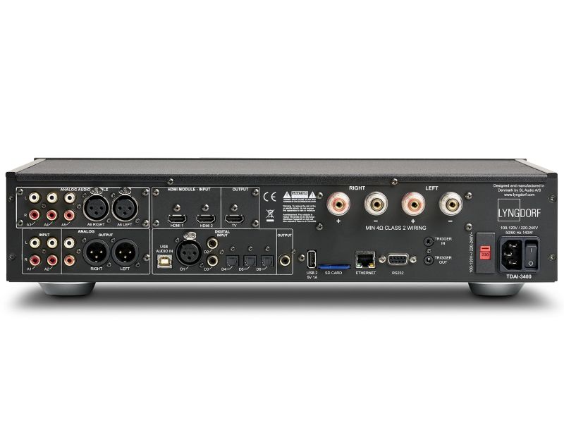 Lyngdorf TDAI-3400 HDMI 2.1 8K & Phono Module