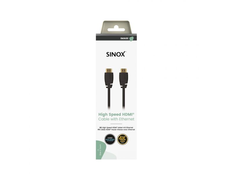 Sinox SOV-03061 - 1 μέτρο HDMI 2.0  UHD 4K/60Hz 18GBps