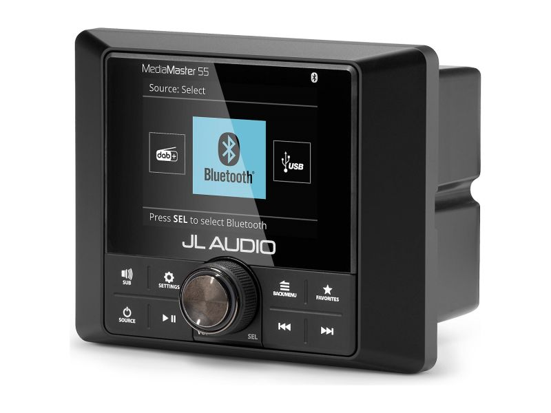 JL Audio MediaMaster MM55 radio usb aptX-bluetooth media player