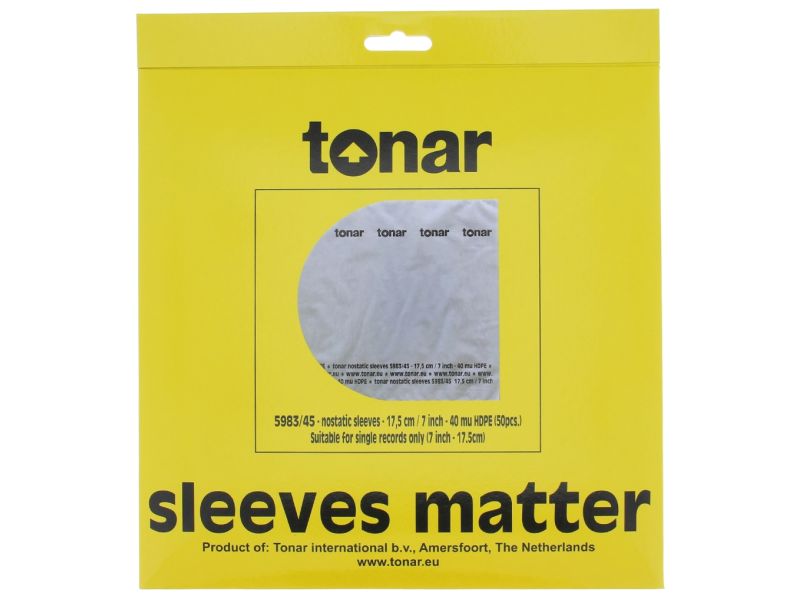 Tonar Nostatic 5983 - inner sleeves 7 inches - 50 τεμάχια