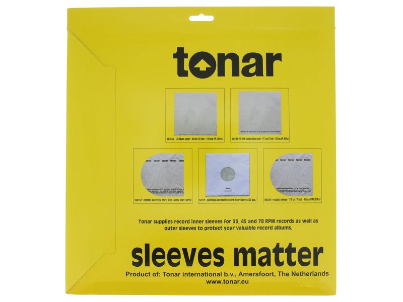 Tonar Nostatic 5961 - inner sleeves 12 inches - 50 τεμάχια