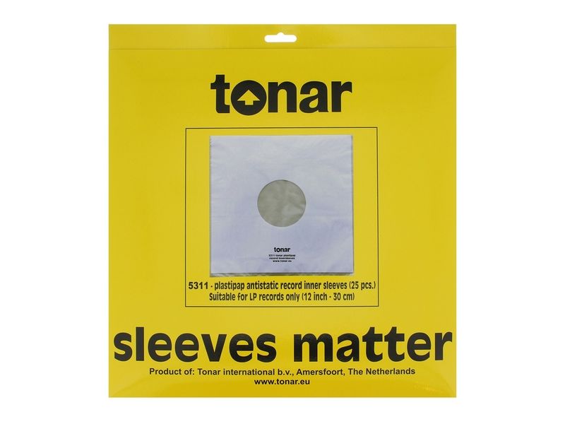 Tonar Plastipap 5311 - inner sleeves 12 inches - 25 τεμάχια