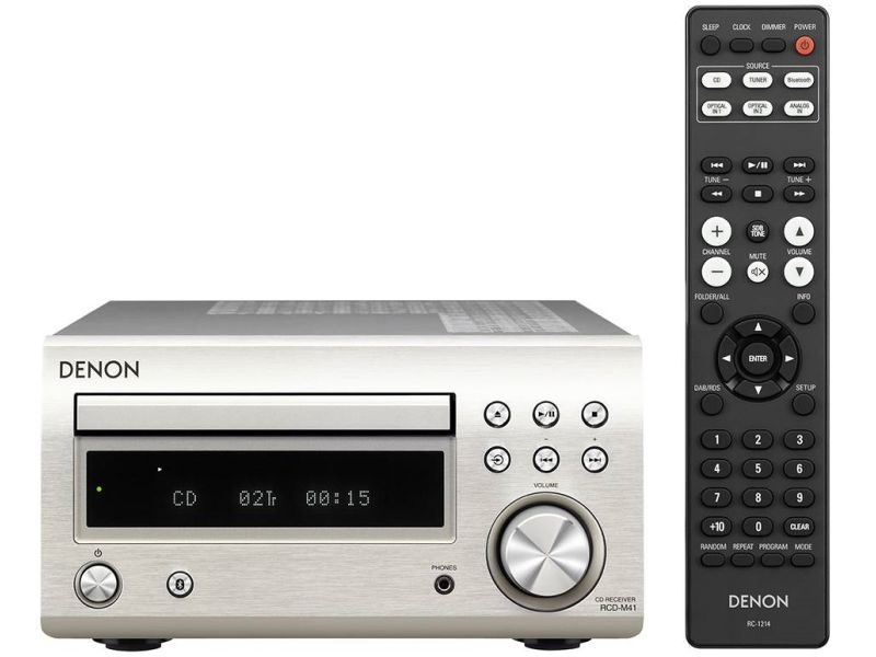 Denon RCD-M41 silver - bluetooth