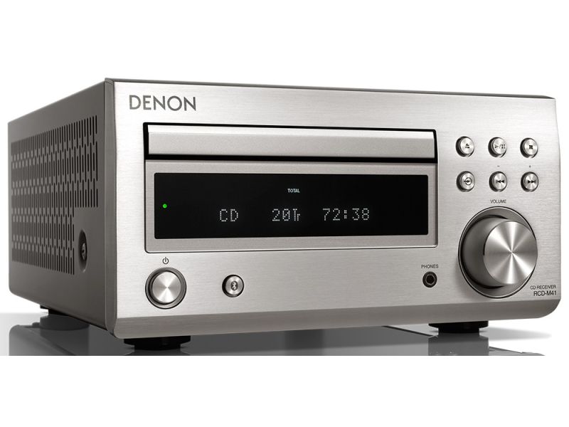 Denon RCD-M41 silver +  SC-M41 black - bluetooth