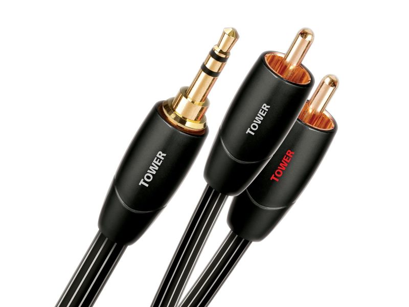 AudioQuest Tower - mini jack 3.5mm σε 2 male rca