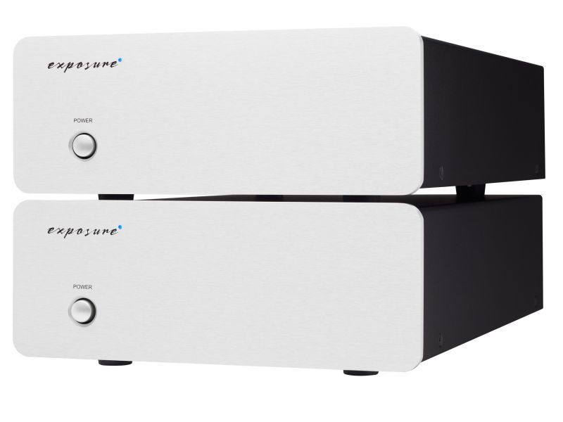 Exposure XM9 Mono Power Amplifier pair - silver