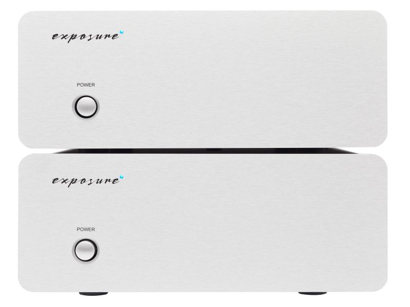 Exposure XM9 Mono Power Amplifier pair - silver