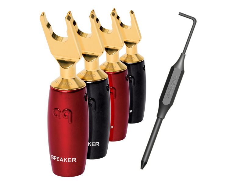 AudioQuest SureGrip-500 Multi-Spade gold plated - 4 τεμαχια