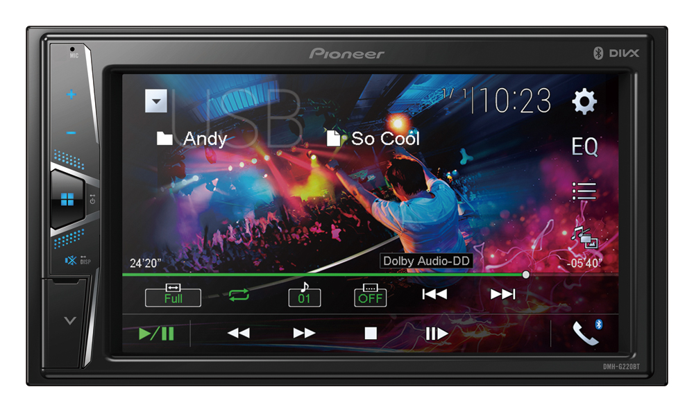 Usb автомагнитола c встроенным монитором pioneer dvh g220bt обзор